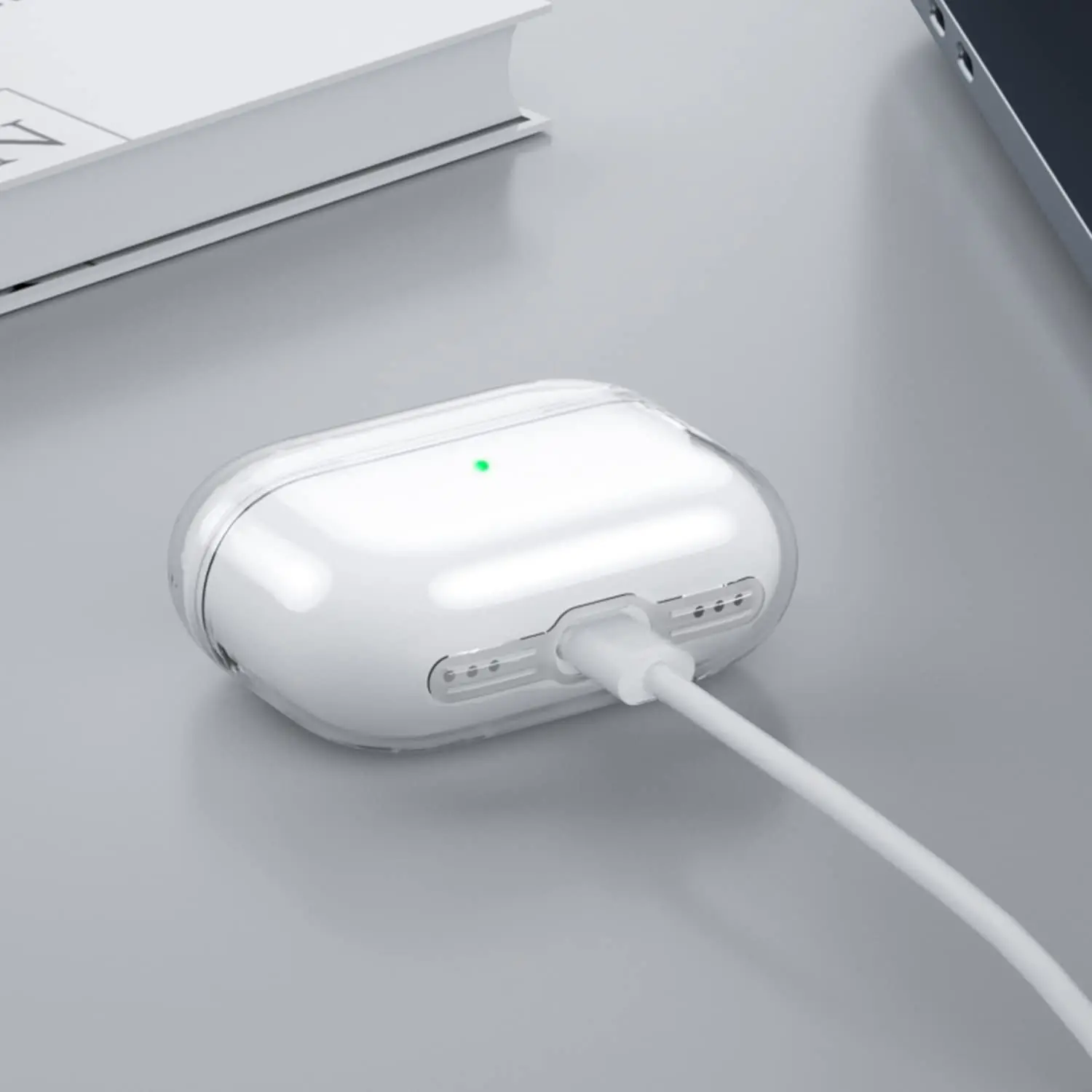 حافظة شفافة لأجهزة Airpods Pro 3 لأجهزة Airpods Pro 3rd Generation حافظة جديدة 2025 حافظة شفافة كاملة من البولي يوريثان لأجهزة Airpods Pro 3