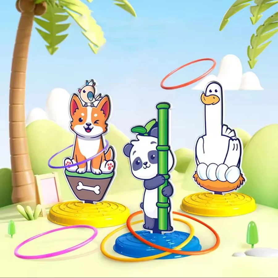 Giocattolo da gioco per animali per bambini all'aperto per interni (colore base casuale) Divertente gioco interattivo genitore-figlio, regali di Natale, regalo del Ringraziamento