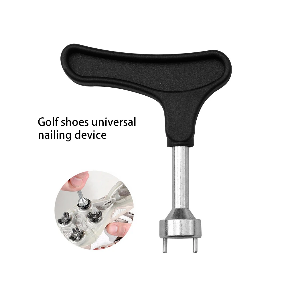 Golf Spike Wrench Plastic Shoes Ratchet Rustproof Shoe Spikes Remover