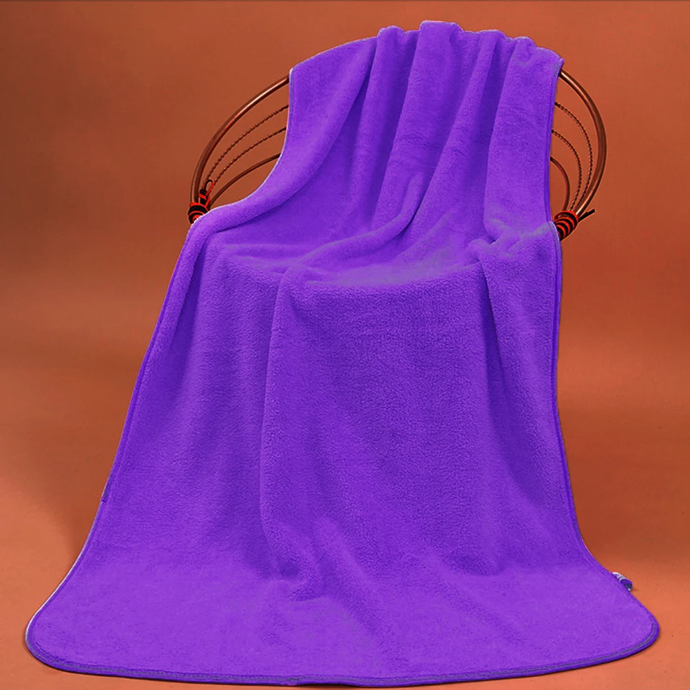 

Microfiber Bath Towel Hair Lightweight Camping Fast Drying Hot Tub Woman