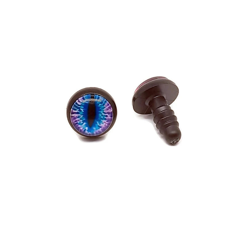 Olhos de vidro boneca de segurança com arruelas, acessórios DIY, 12mm, 14mm, 16mm, 18mm, 20mm, 22mm