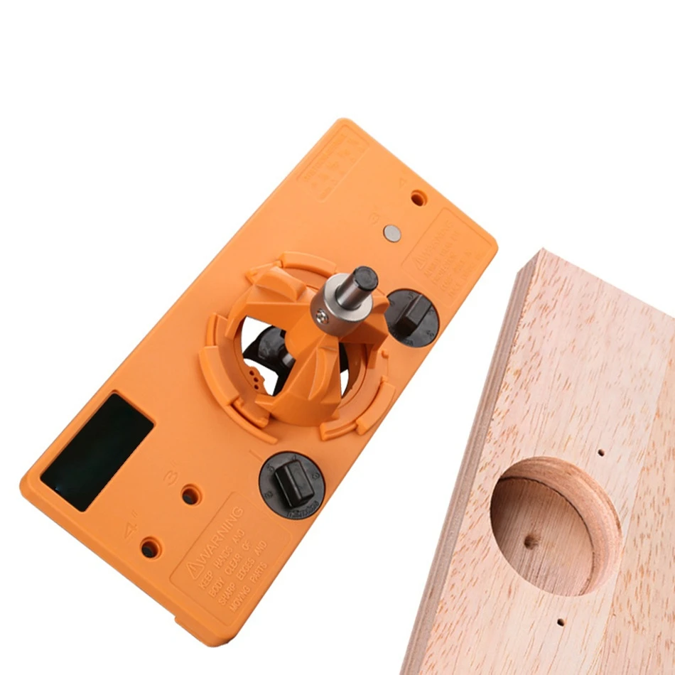 35mm Concealed Hinge Jig Kit - Woodworking Tool for Face Frame Cabinet & Cupboard Door Hinge Installation(Durable & Easy-to-Use)