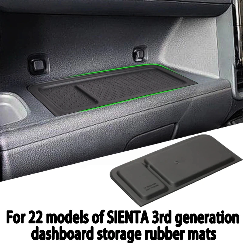 Suitable for 22 models of SIENTA 3rd generation dashboard storage rubber mats center console modification dustproof mat storage