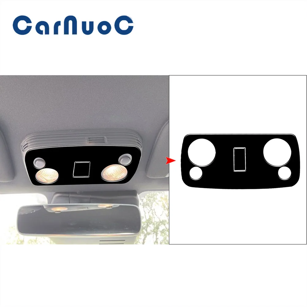 

For Ford Mustang 2005 2006 2007 2008 2009 Reading Lamp Panel Decoration Black Stickers Car Interior Cover Trim Accessories