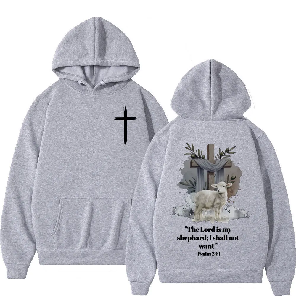 Aesthetics Christian Jesus Bible Verse Hoodies Men Women Clothing Fashion Long Sleeve Hooded Sweatshirts Casual Vintage Pullover