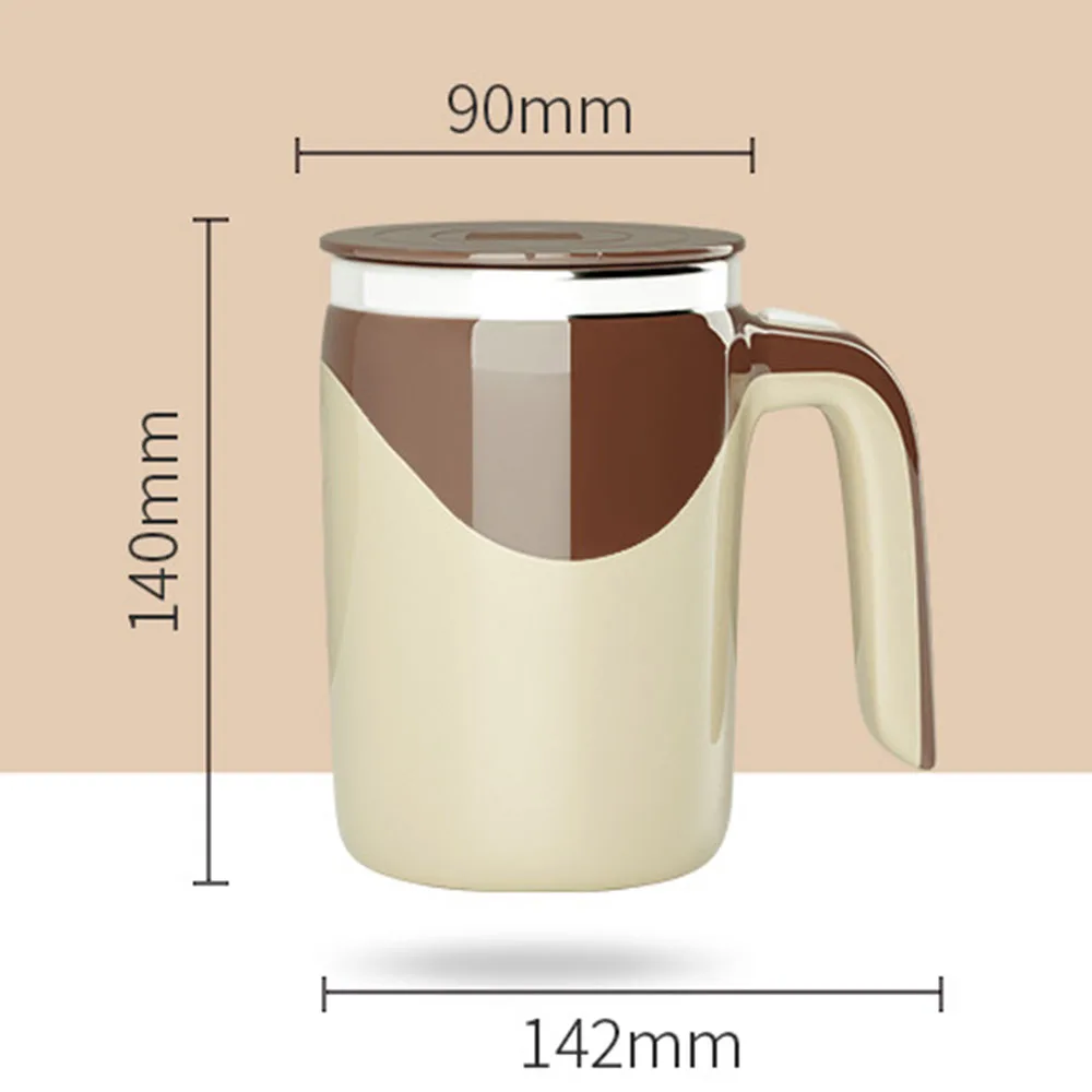 Lazy Smart Mixer Stainless Steel New Mark Cup Magnetic Rotating Blender Auto Stirring Cup Coffee Milk Mixing Cup Warmer Bottle