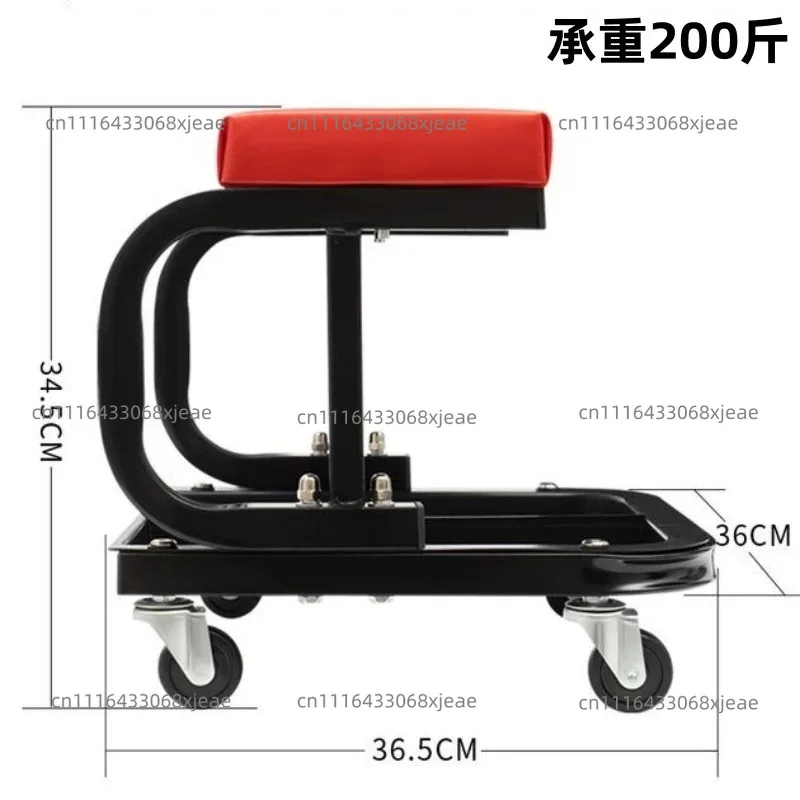 Mobile Mechanic's Stool With Storage - Multi-Functional Rolling Seat For Auto And Hobbyist Repair