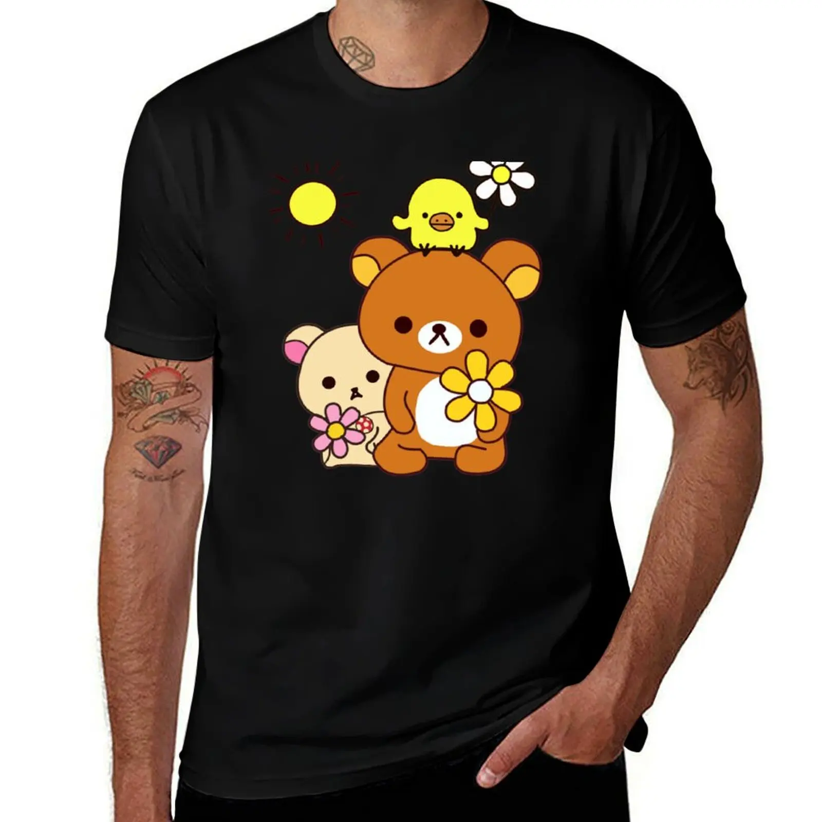 

Rilakkuma Joy T-Shirt t shirt man cotton t shirt for man 100 percent cotton T-Shirt