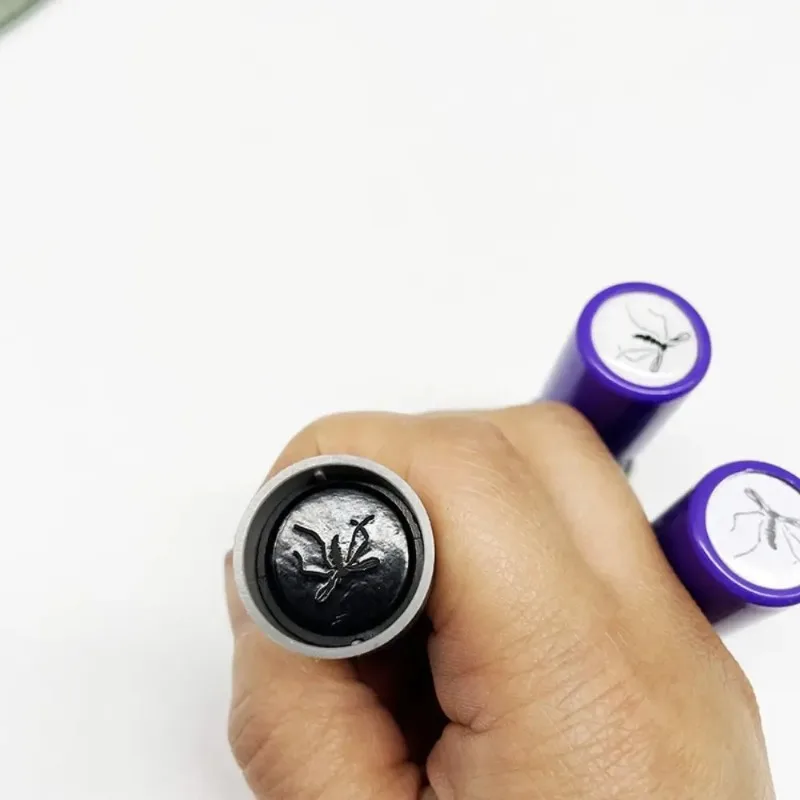 مضحك البعوض Stamps للأطفال المزحة البعوض الحبر الأسود Stamps DIY بها بنفسك سكرابوكينغ اللوحة ألبوم ديكور لون عشوائي ألعاب أطفال #5