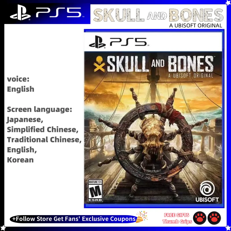 

Playstatio5 PS5 Genuine New Game CD Skull And Bones Playstation5 Game Card Ps5 Games Skull And Bones