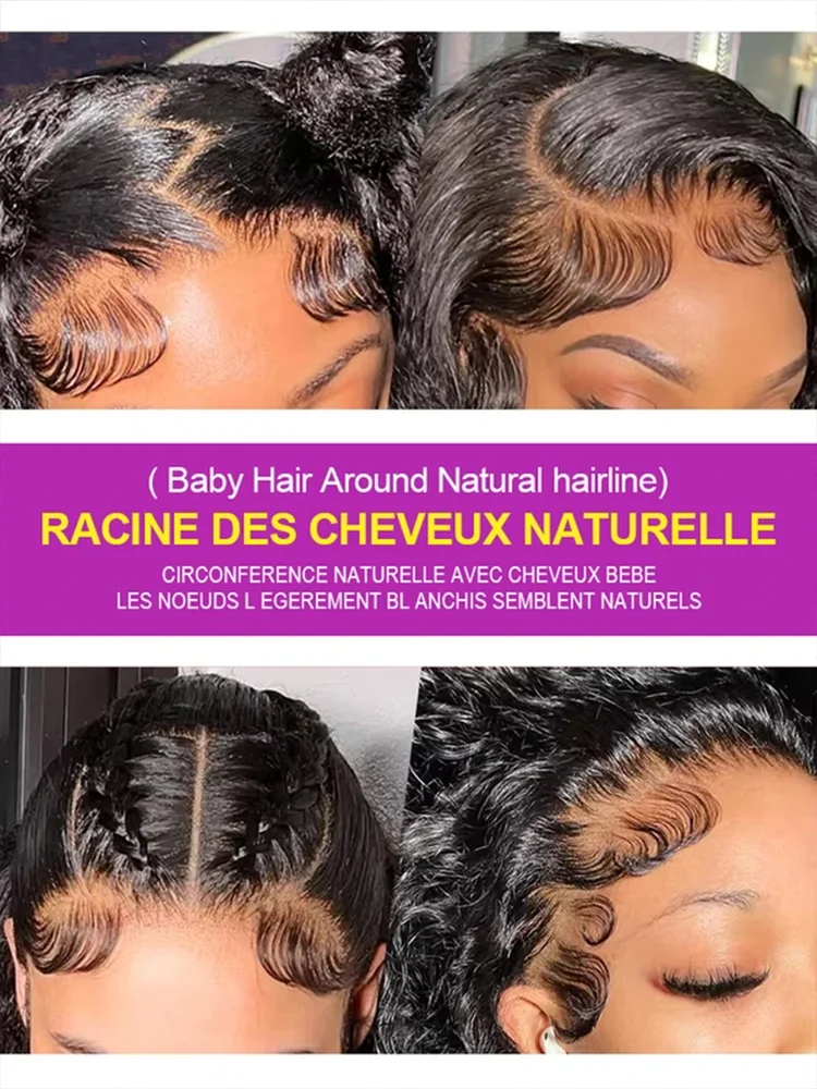 100% شعر الإنسان 13x6 HD موجة عميقة الدانتيل الباروكات الأمامية 13x4 المياه مجعد 5x5 غلويليس الدانتيل شعر مستعار أمامي 30 40 بوصة غريب إغلاق WearGo #4