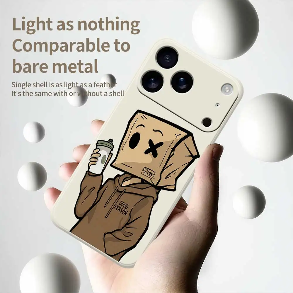 Character Trendy Cool Phone Case For iPhone 17 Pro Max 17 Air 16 15 14 Plus 13 12 11 Pro Max XS Max 7 8 Plus 16E Silicone Cover