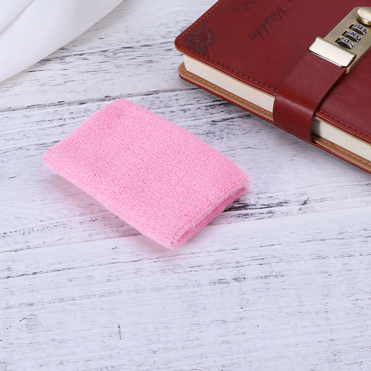 

Pink Cotton Wrist Sweatbands Colorful Athletic Sweat Absorption Sports Protection Suitable Indoor Outdoor Basketball Football