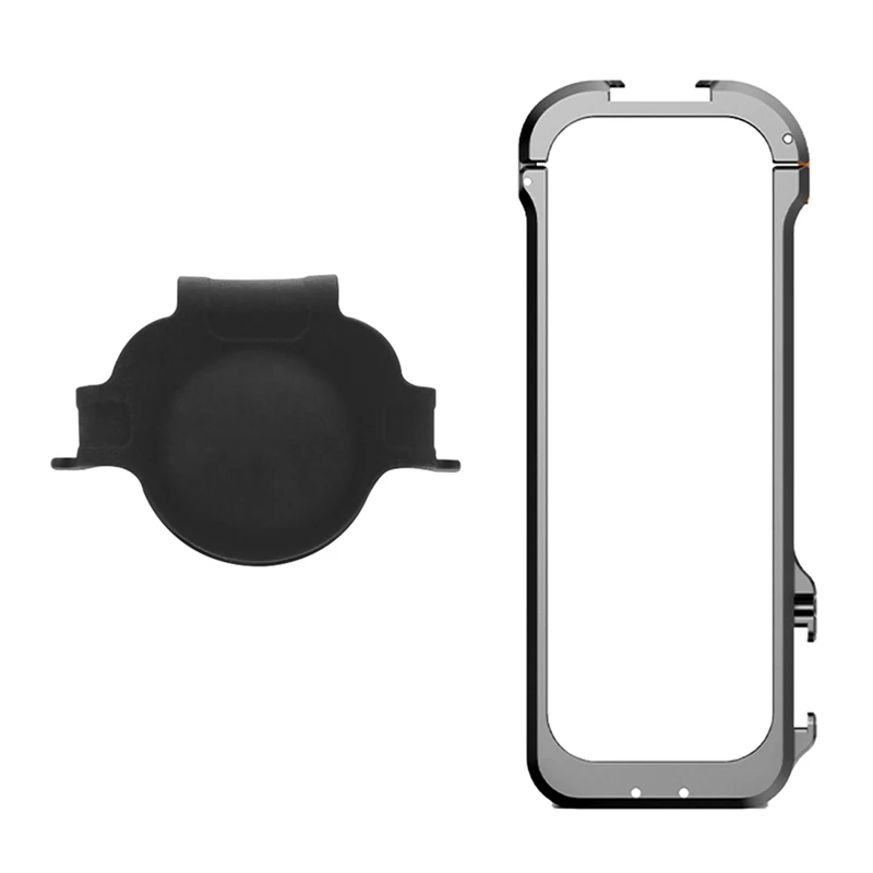 

Metal Frame Rabbit Cage With Silicone Lens Guards Cap For Insta360 X4 Accessories