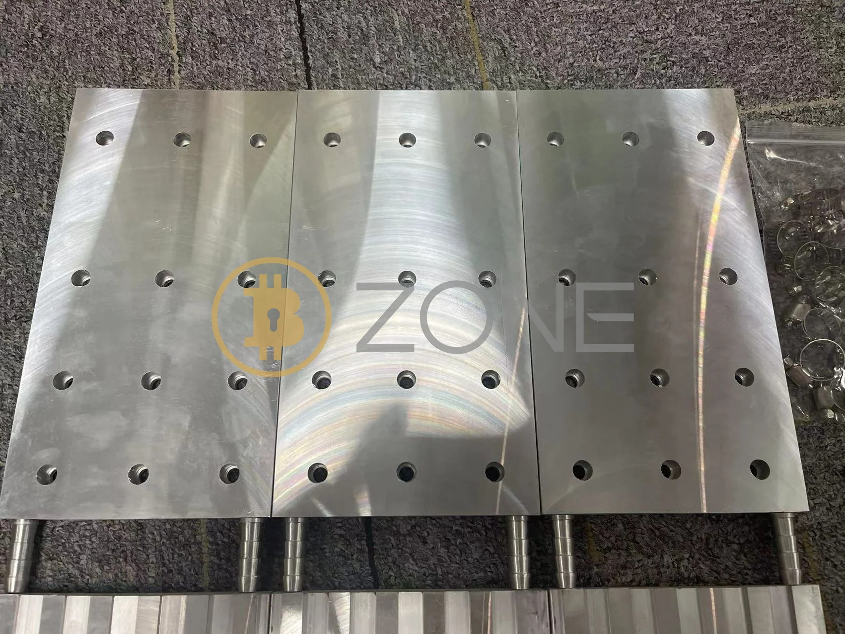 Imagem -05 - Atualizado Water Cooling Plate Dissipador Adequado para Antminer S19 S19pro T19 S19jpro Liquid Cooling Alumínio Block Radiator Mais Novo