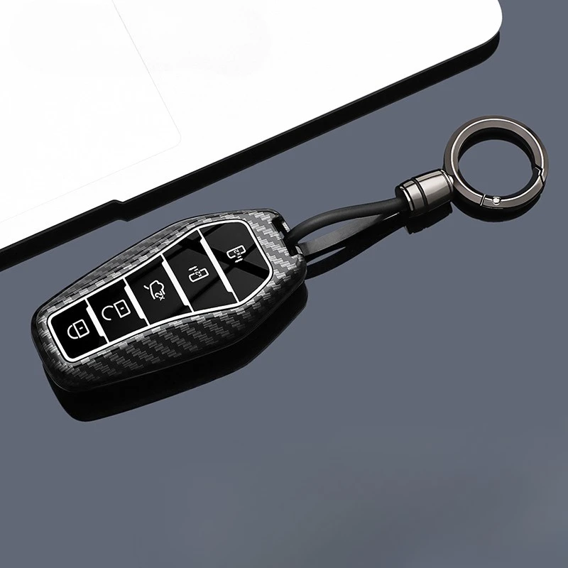 ABS Car Key Case Cover Shell Protector Fob Holder for BYD Xia 2026 2025 DMI Excellence Business Accessories Keybag