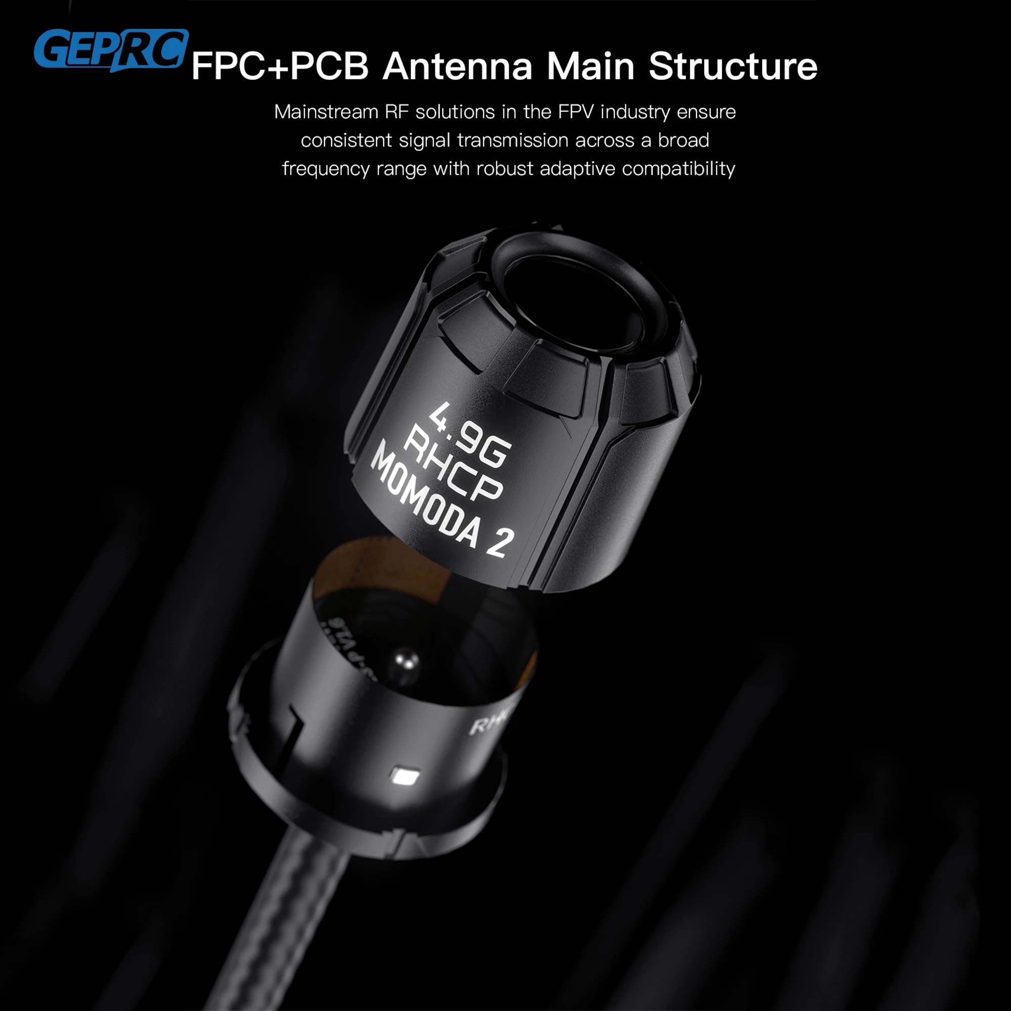 GEPRC Momoda2 4.9G Antenna Ultra-low VSWR 4.9GHz~5.3GHz RHCP DIY RC FPV Quadcopter Drone Freestyle  Accessories Parts