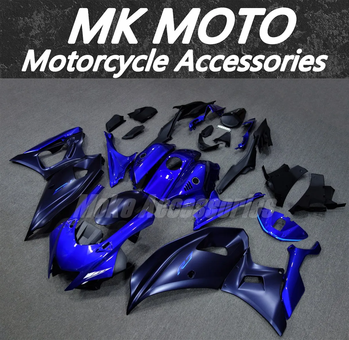 

Motorcycle Fairings Kit Fit For YZF R7 2022 2023 Bodywork Set High Quality ABS Injection New Blue Dark