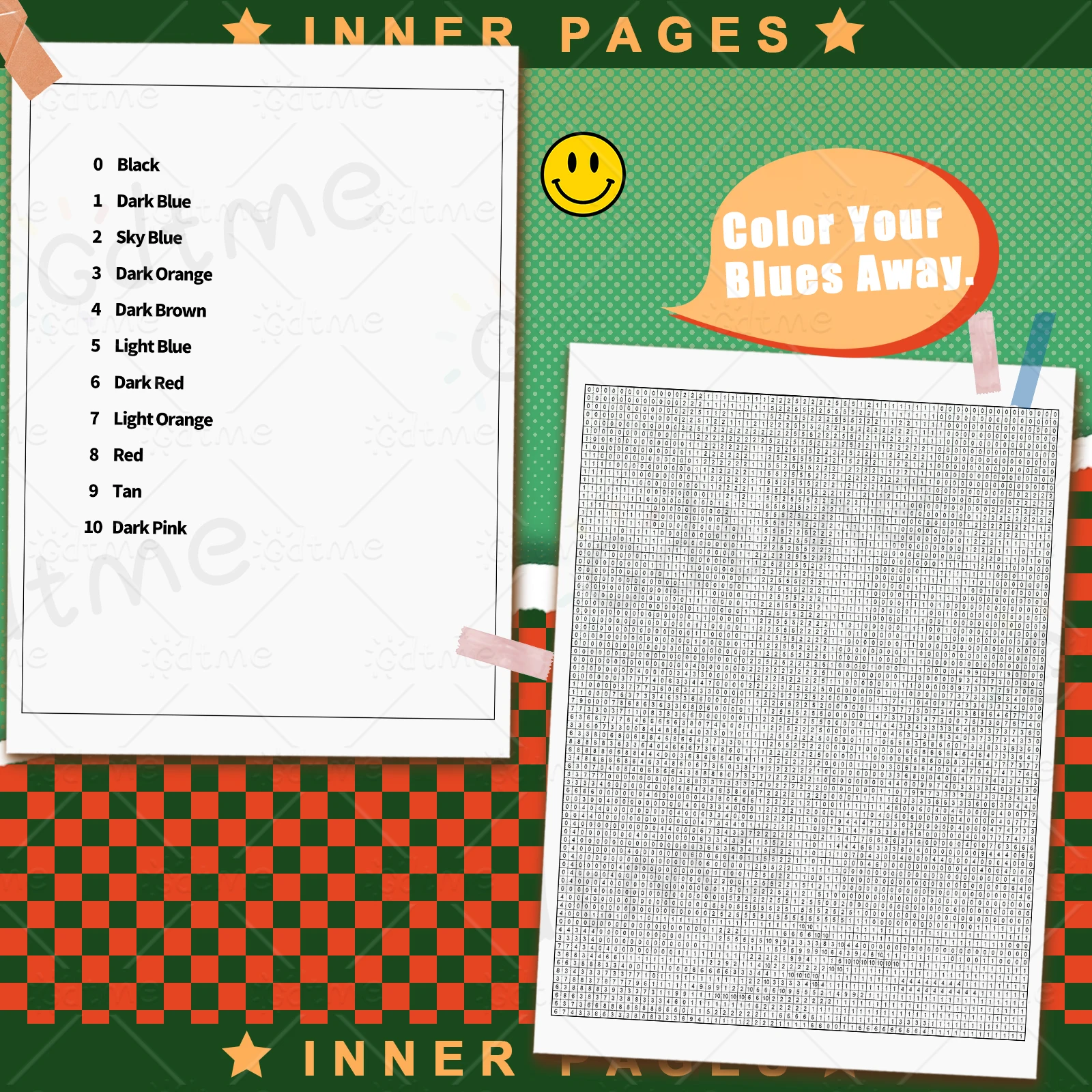 PIXEL PICTURES Landscape MYSTERY MOSAICS Malbuch für Erwachsene und Jugendliche ﻿ Pädagogisches Buch mit Taschenbuch zum Stressabbau und Kritzeleien – Detail 8