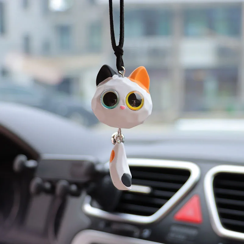 Bell Fox Series Automotive Interior Accessories Miniature Ornament Accessories Car Rearview Mirror Pendant Creative Decor Toys