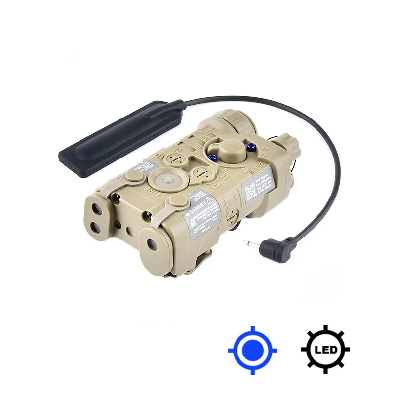 WADSN Taktische Airsoft NGAL Einfache Version Red Dot Grün Blau Anzeige Weiß LED Licht Fit 20mm Schiene Jagd Waffe gun Laser 8