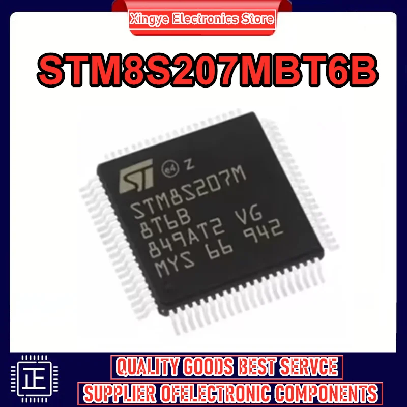 5PCS STM8S207MBT6B STM8S207MBT6 STM8S207MB STM8S207 STM8S STM8 STM IC MCU Chip LQFP-80 in Stock 100% New Origin