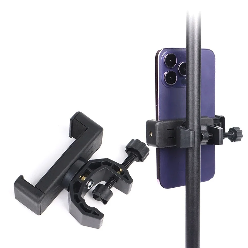 Phone Bracket Mobile Cell Support Clip For All Smartphones Phone Holder Mount Stand Microphone Stand Mount Tripod Accessories