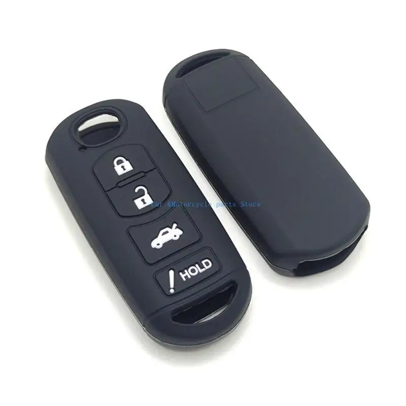 Y9UC 자동차 키 케이스 커버 스킨 원격 키 케이스 실리콘 덮개 2 3 6 Demio