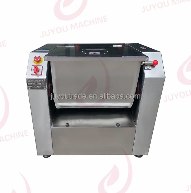 

JUYOU Commercial Horizontal Dough Mixing Flour Bread Dough Mixer Noodle Spiral Mixer Kitchen Kneading Machine