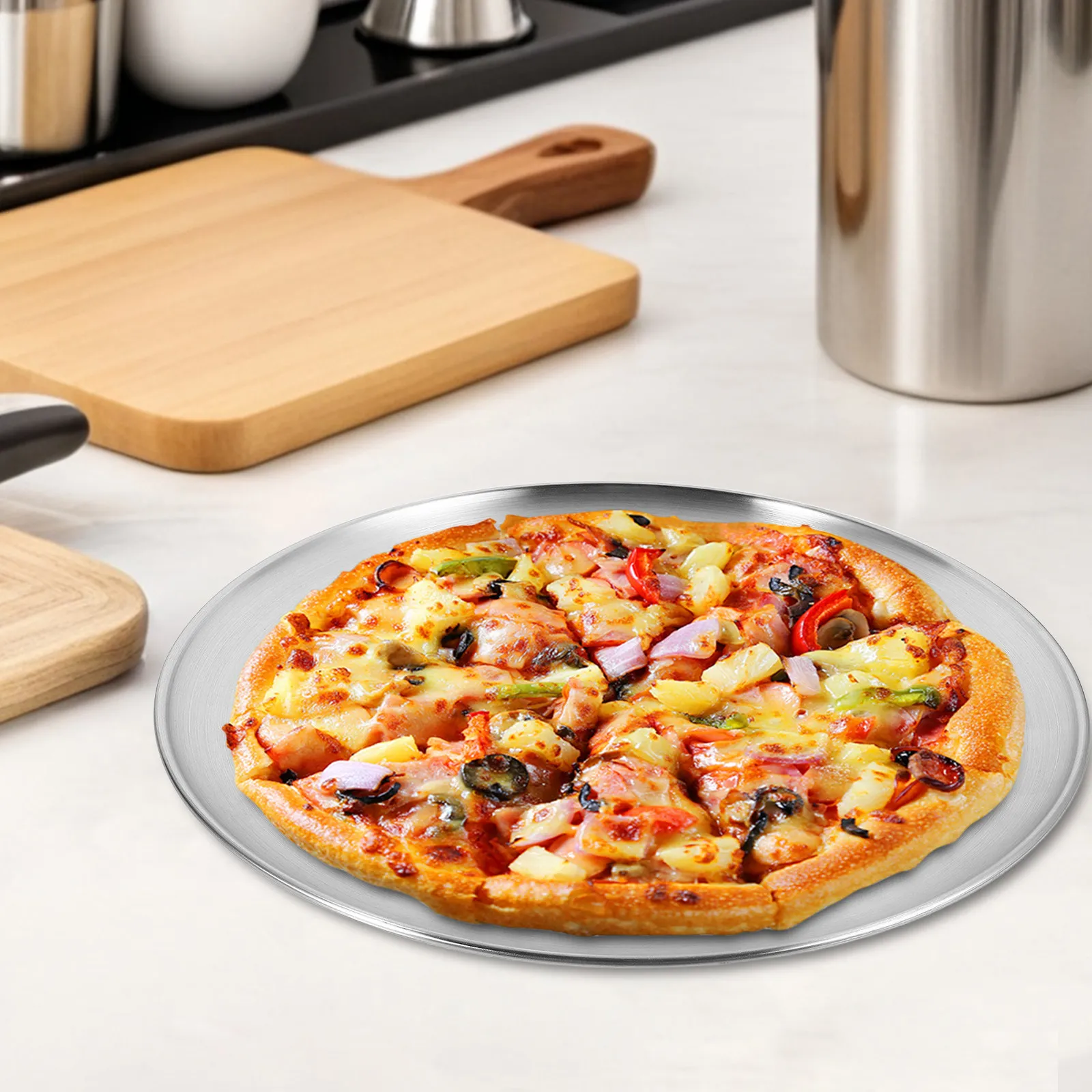 2 stuks ronde pizzabakken van  - Pizza Stone Baking recensie en prijs