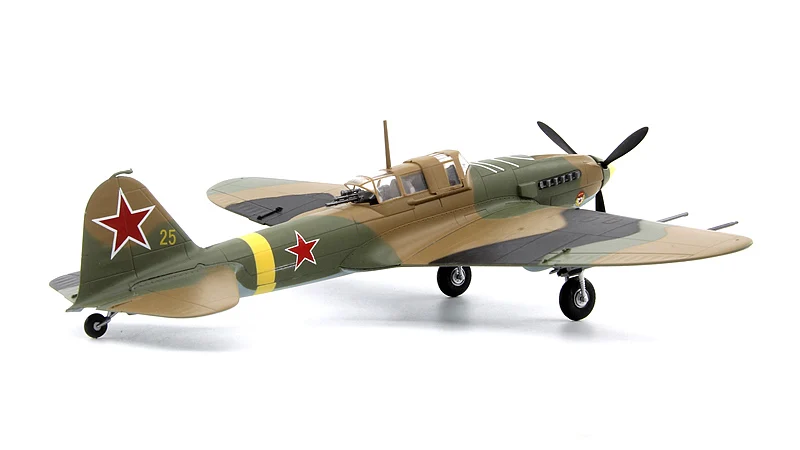 1/72 36413 Soviet IL-2M3 Fighter Model 140 Aviation Regiment  Finished product collection model