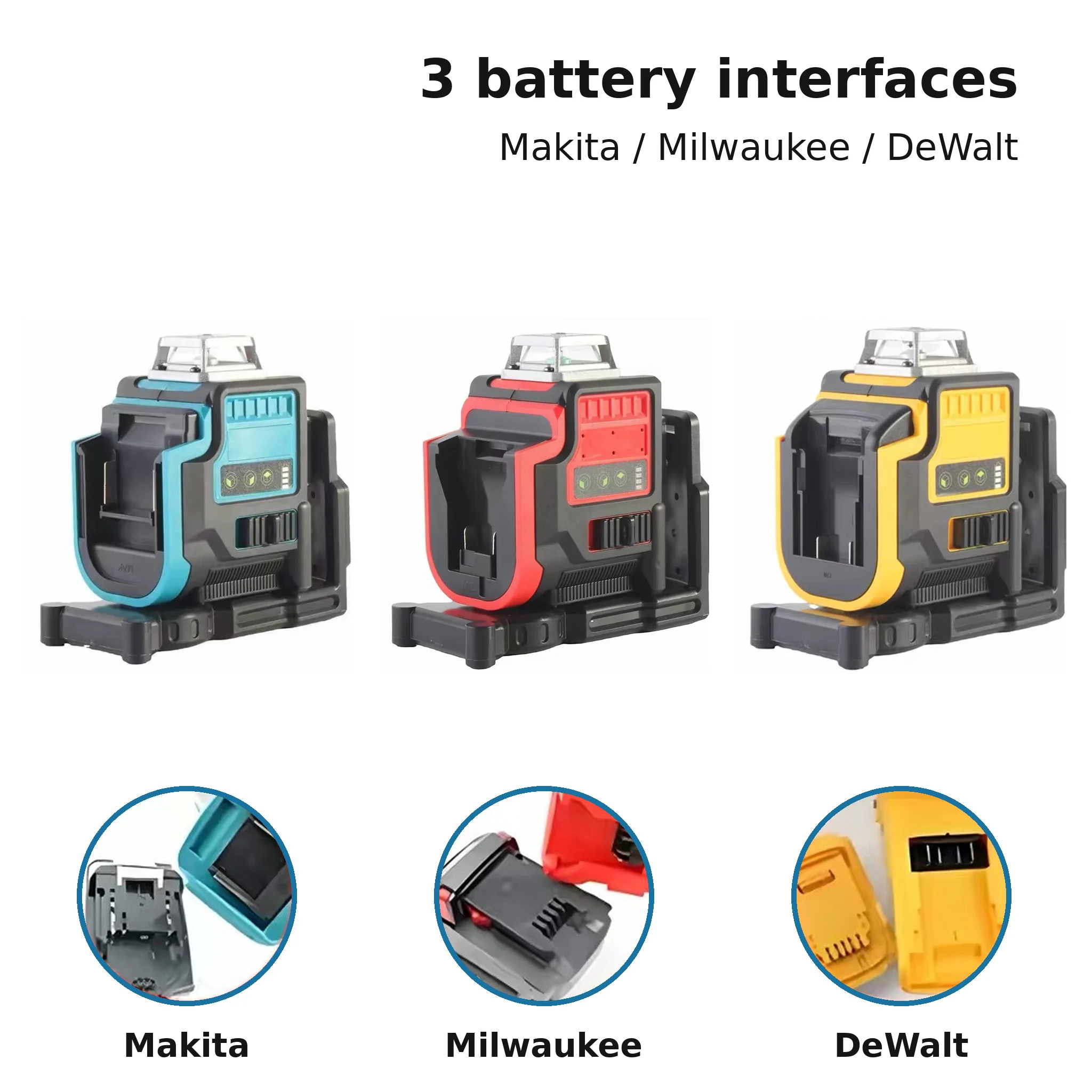 niveau-laser-vert-12-lignes-auto-nivelant-avec-support-magnetique-outil-seul-options-d'interface-batterie-makita-milwaukee