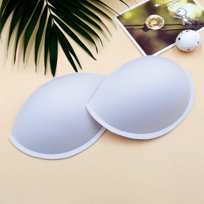 5-50Pair White Black Nude Underwear 32 34 36 38 40# Semicircle Cup DIY Women Swim Chest Wedding Dress Coat Corset Soft Bra Pads