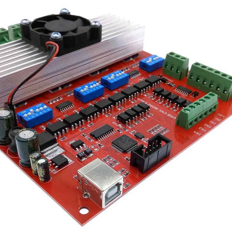 MACH3 USB 4 Axis Breakout Board Interface Driver Motion Controller Driver Board Motor Driver 100KHz CNC