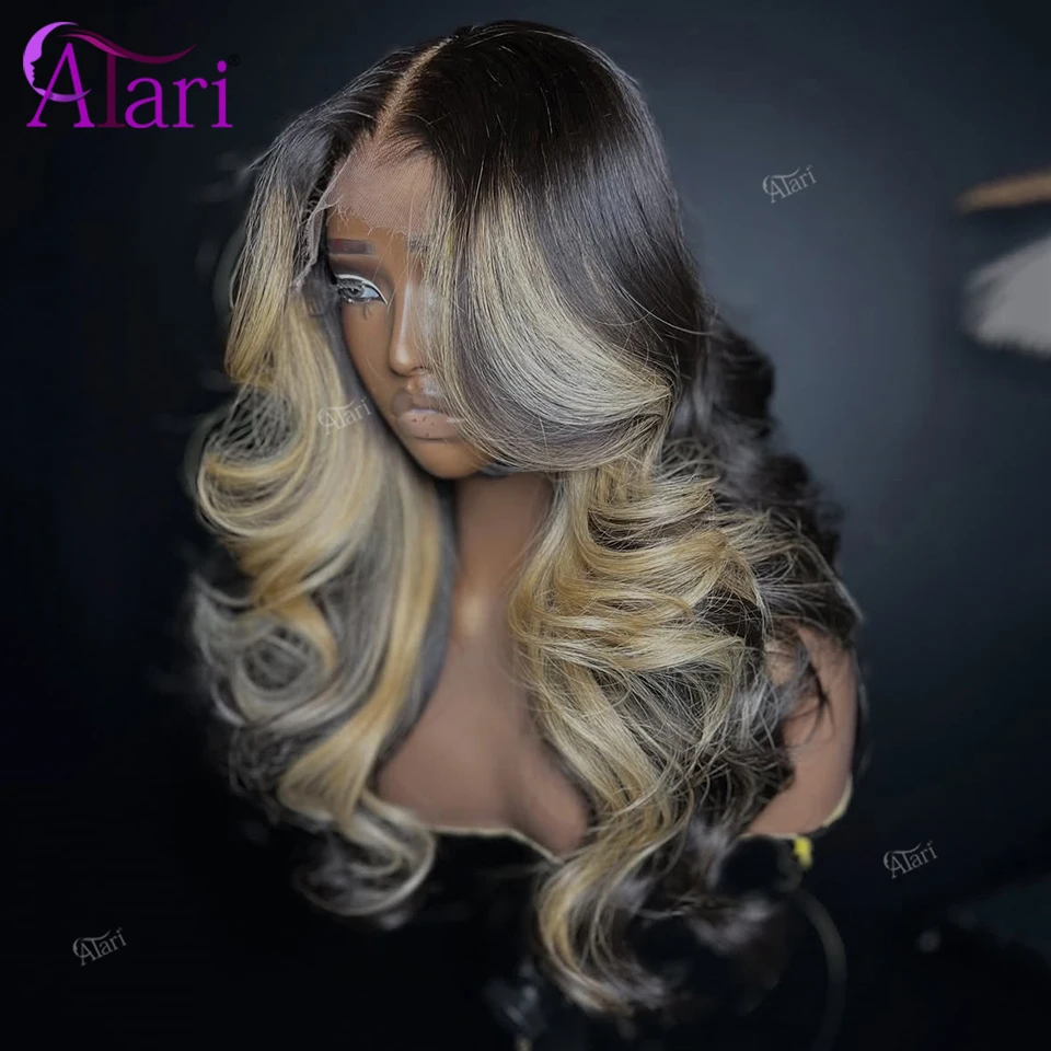 

Highlight Wide 27 Color 13x4 13x6 Lace Frontal Body Wave Human Hair Wigs Transparent Lace Front Brazilian Hair Wig Pre Plucked