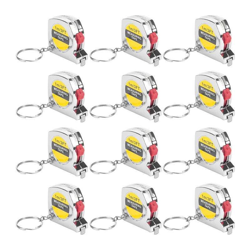 50 Pcs Keychain Tape Measure Tape Measure Functional Pocket Tape Measure Small Tape Measure Retractable For Adult Kids