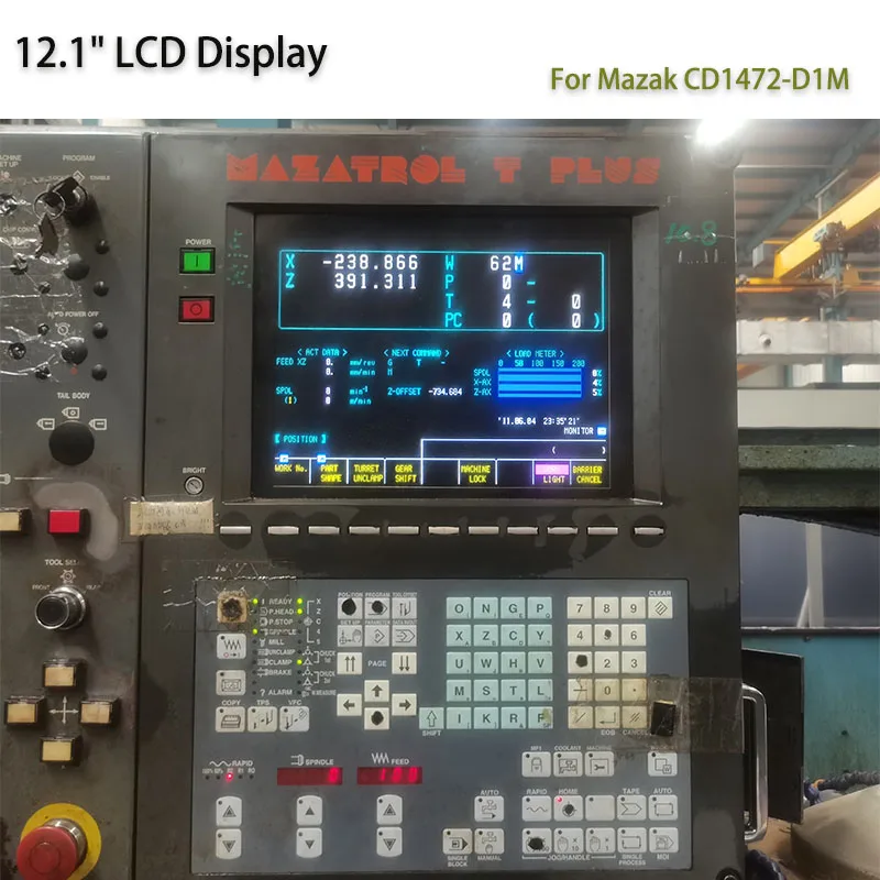 

New 12.1" CD1472D1M Industrial LCD Monitor Replace For Hitachi LCD Display Mazak CD1472-D1M CNC System CRT 14" Monitor