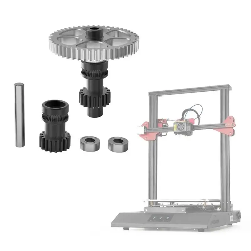

652F Sherpas Spur Gear Nanos Coated Gear Set for Mini Extruder and Printing Part