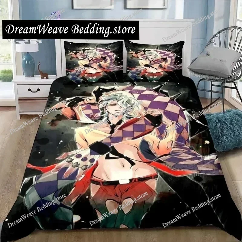 

3D Printed Anime JoJolion Adventure Bedding Set Duvet Cover Bedroom Comforter Single Twin King _Size Quilt Cover Home Textiles