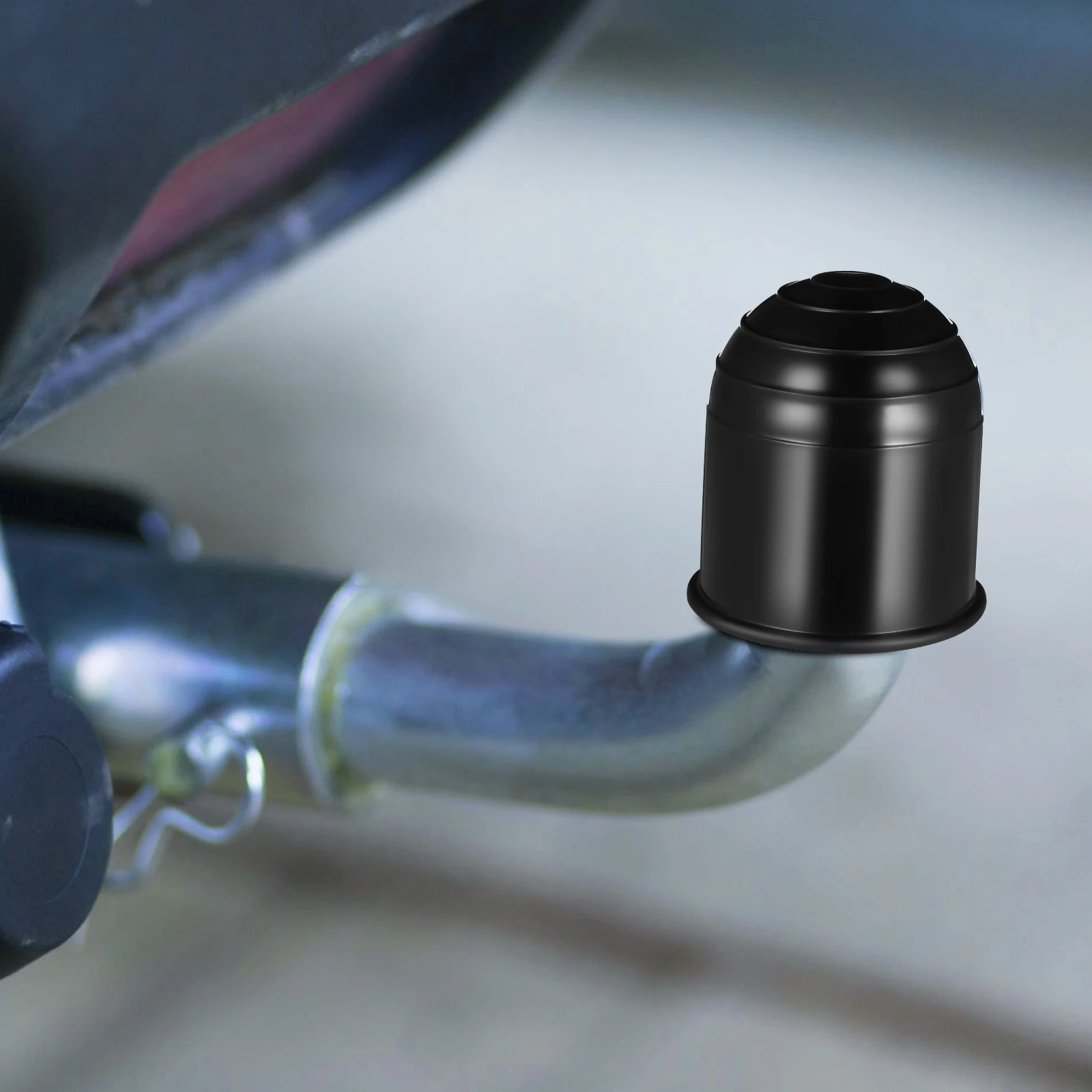 

4pcs Hitch Protector Trailer Towing Ball Cover Rv Protective Cap Durable Plastic Secure Fit Easy Install Trailer Hitch