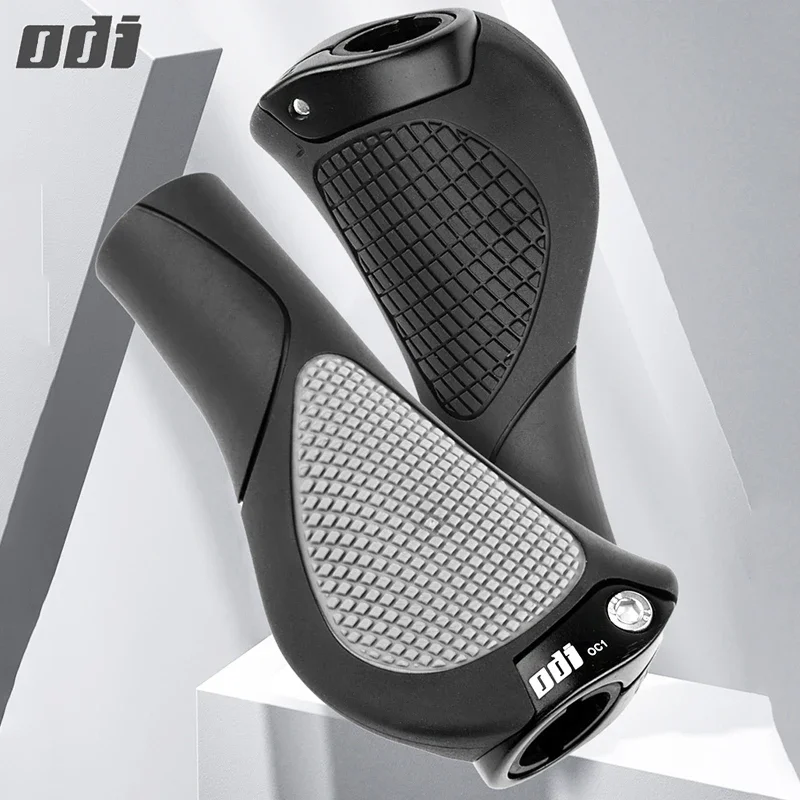 ODI OC1 Grips Ergonomic MTb Cuffs Anti-Slip Mountain Bike Handlebar Cover with Large Pad Bicycle Rubber Handles for MTB BMX Bike