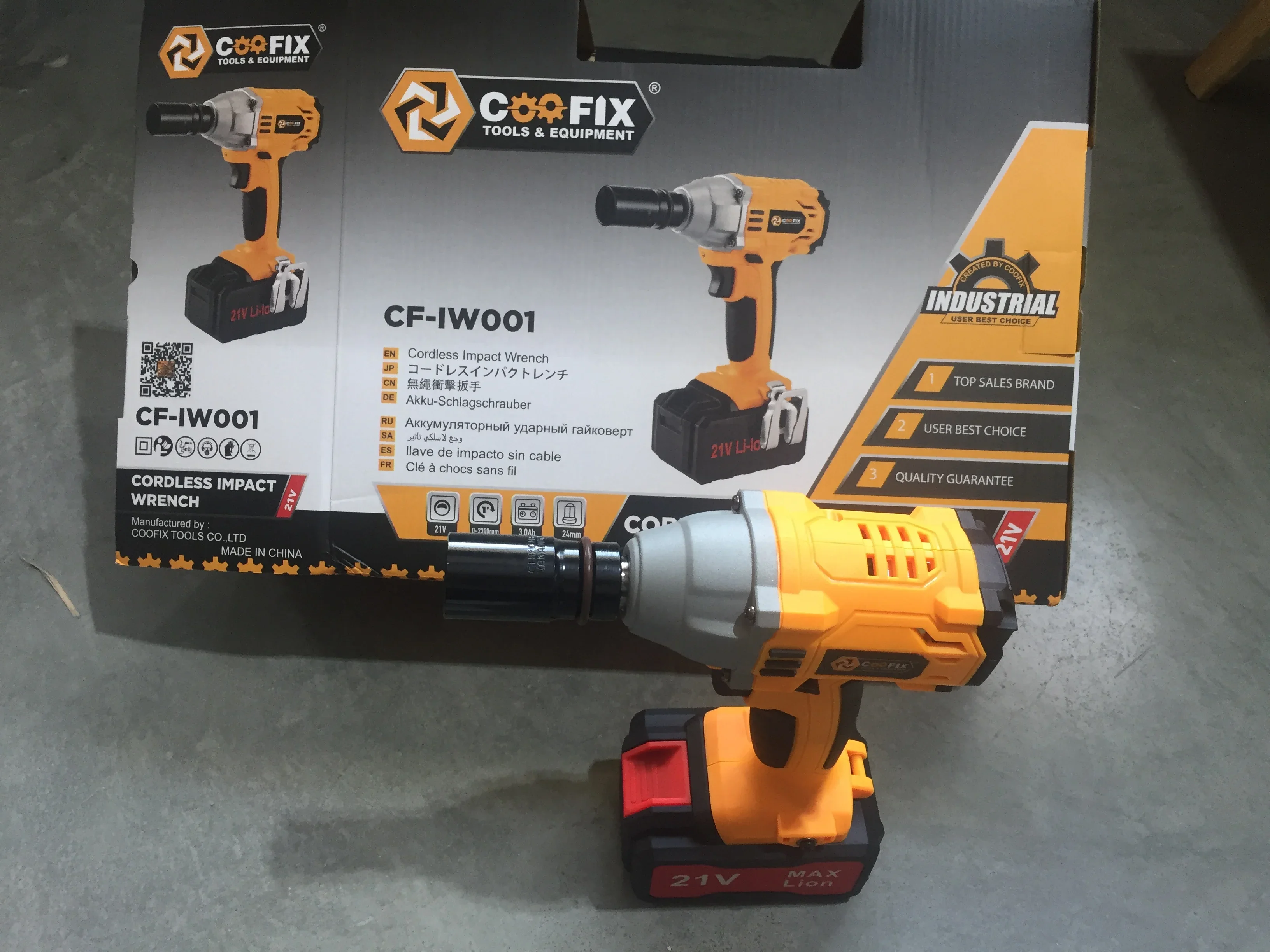 COOFIX CF-IW001 Impact Wrench Cordless Power Tools Cordless Impact Wrench