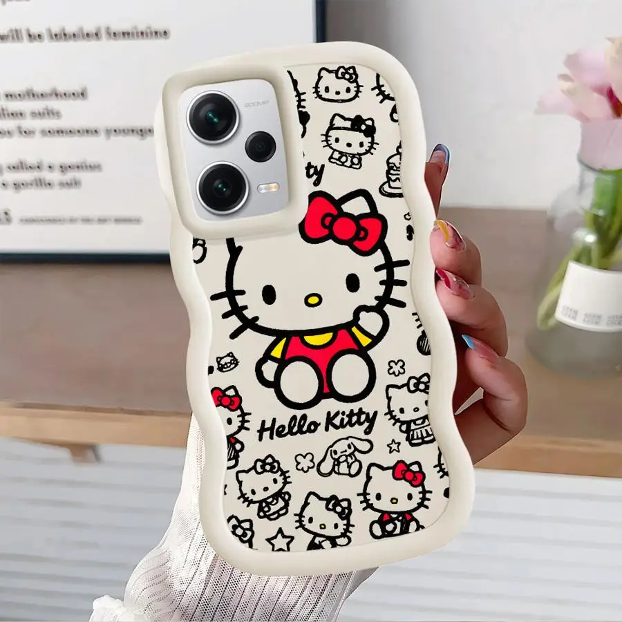 حافظة لهاتف Xiaomi Redmi A5 12C 14C A1 + A2 Plus 9C 10C 13C 9T 10A A3 لطيف القط مرحبا كيتي #1