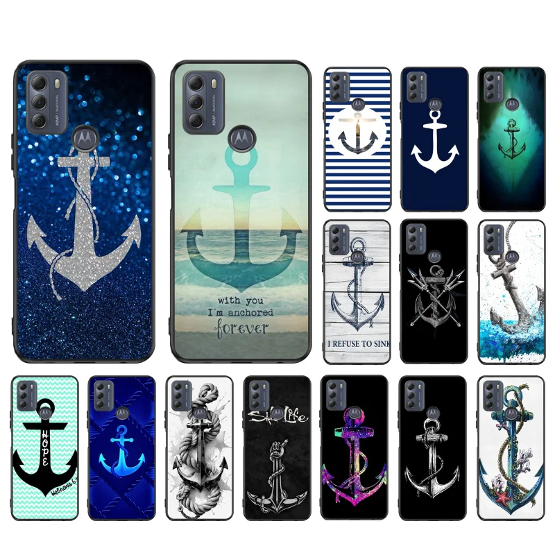 Anchor Phone Case ForMoto Edge 50 40 Pro Edge 40 30 Ultra Neo Fusion G Power G Stylus G Play E32 E20 E40