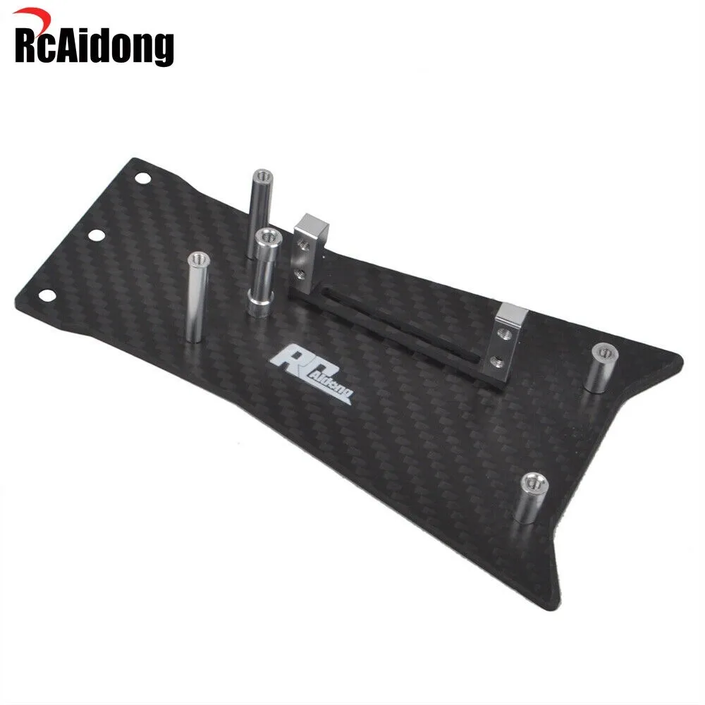 RC Carbon Fiber Lower Chassis Low CG for Traxxas 1/10 Drag Slash Mustang C10 Truck Slash Modified Chassis #5831 Accessories