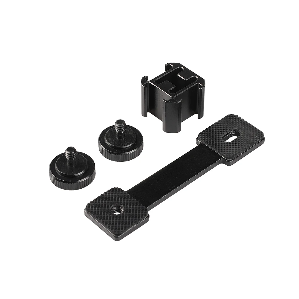 Triple Kalten Schuh Halterung Verlängerung Bar mit 1/4 Zoll & 3/8 Zoll Gewinde für Gimbal Stabilisator Stativ Kamera-licht