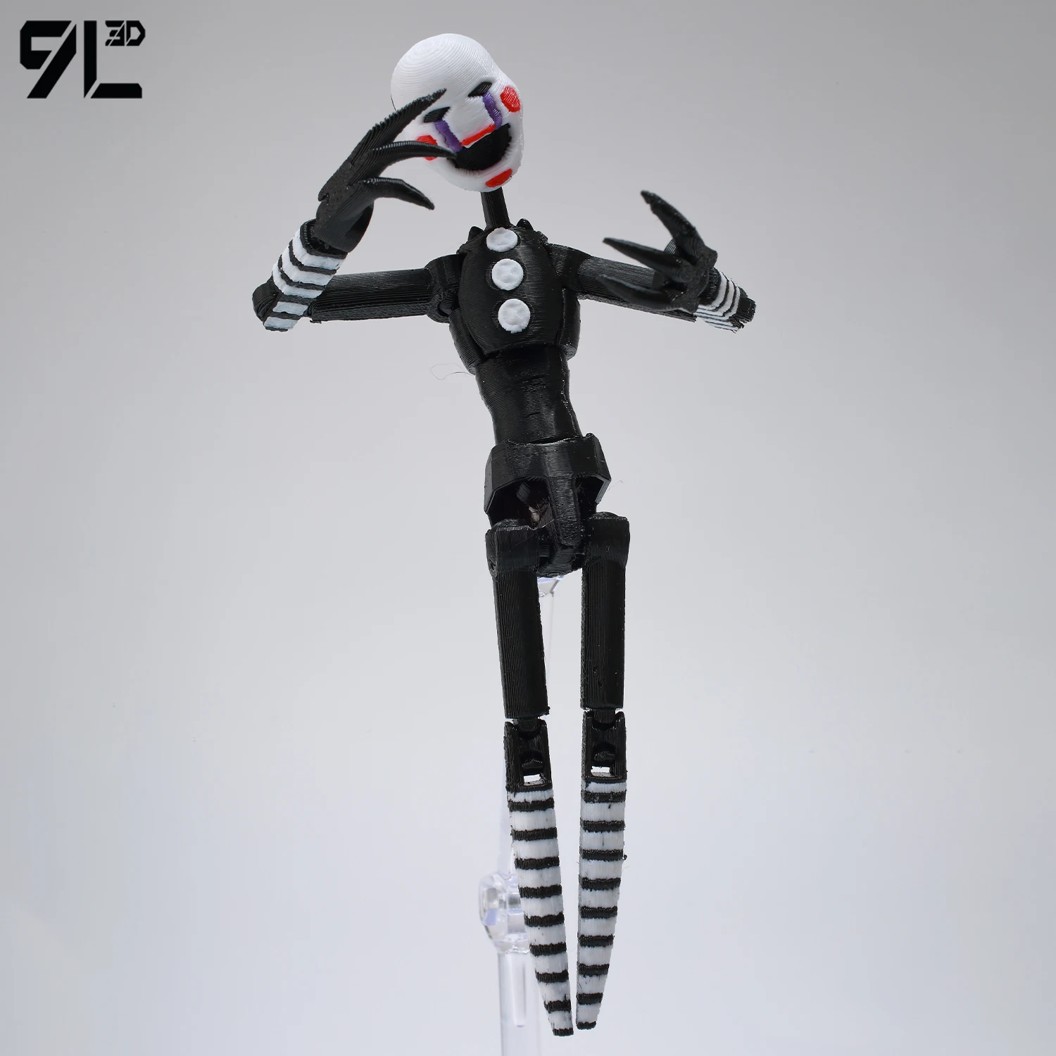 Boneco Articulado Impresso em 3D 9L3D Titan13 Five Nights Security Breach FNAF Urso Midnight Harem Brinquedo Desmontável