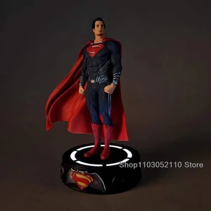 LED Justice League Batman Wonder Woman Superman Figure Model Toy Superheroes Figure Collectable toys 20cm Birthday Gifts 8 Main Sales Justice League Action Figure - №2