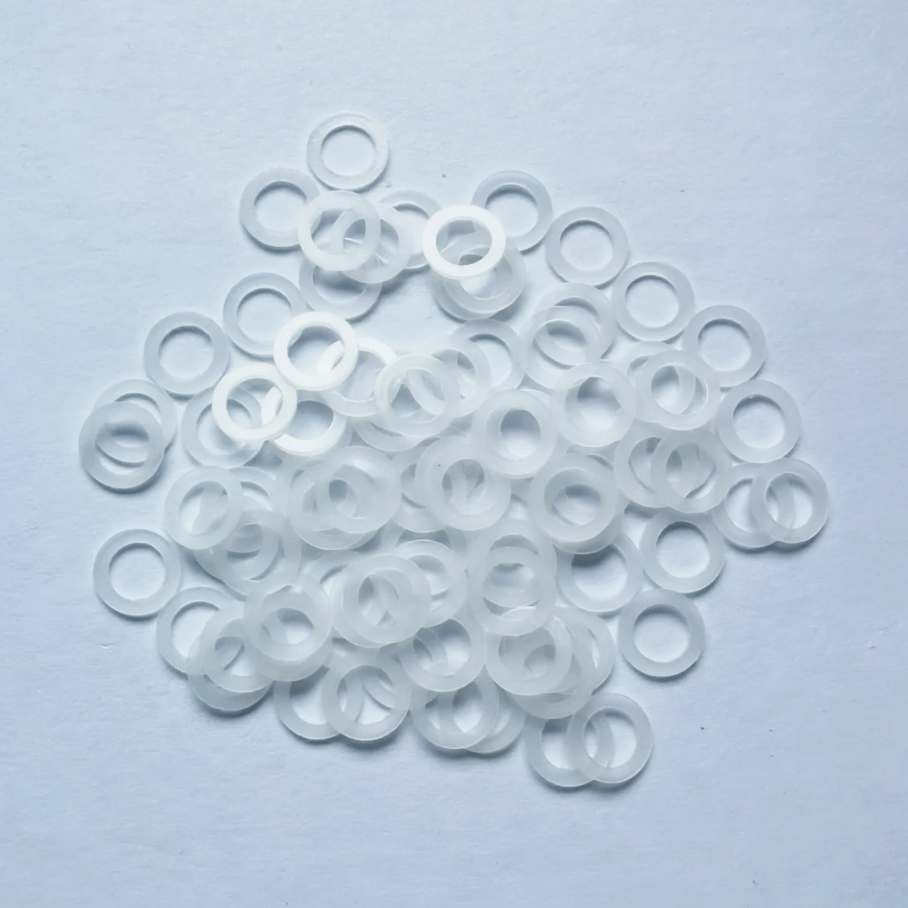 Pet Hair scissors parts, PVC washers, 6x4mm, 7x5mm, 100 pcs/lot