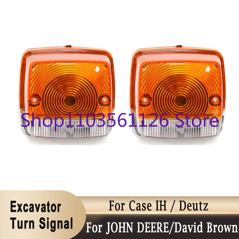 

Excavator Front Side Indicator Turn Signal Light Headlight for JOHN DEERE 30/40/50 Series for David Brown for Case IH for Deutz